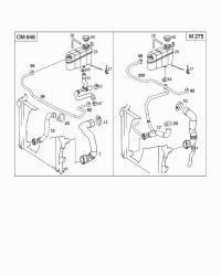 2205015382-RADIATOR HOSE W124/E200/E220
