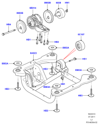 KQB500460-BRACKET,HARNESS