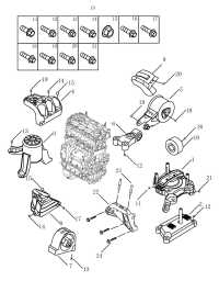 1077040500-MTG RUB ASSY,ENG