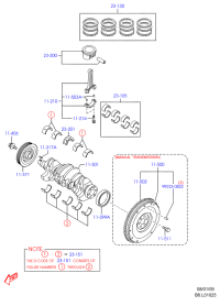 ZJ6911500-FLYWHEEL ASSY