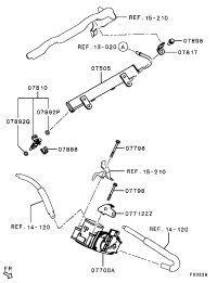 1450A255-THROTTLE BODY ASSY