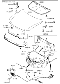 GV9B52420-HINGE(L),BONNET