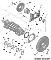 0501H9-CRANKSHAFT ASSY