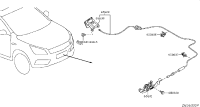 656012FL0A-LATCH ASSY HOOD