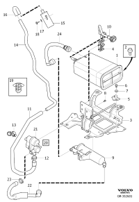 30774722-RADIATOR HOSE W124/E200/E220