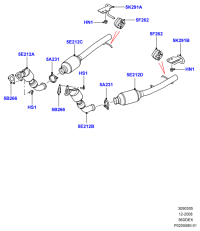 LR019732-CLAMP, ROCKER PANEL