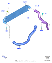 CV616K863BE-RADIATOR HOSE W124/E200/E220