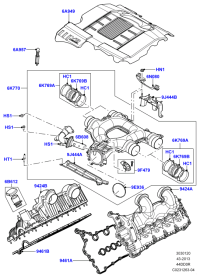 LR022748-GASKET-INTAKE ADAPTER