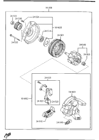 LF5018300A-ALTERNATOR 14V/150A-S(W220)199