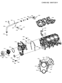12598208-SENSOR, CRANK POSITION