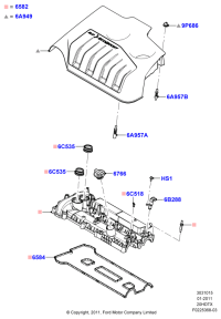 BB5Z6A949C-COVER,DUST