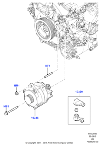 DG1Z10346B-ALTERNATOR, 12V 80A 4PK, TOYOTA