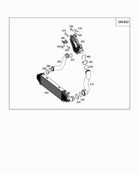 2045282082-RADIATOR HOSE W124/E200/E220