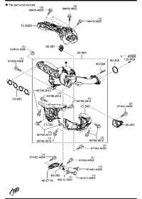 PE9A2050X-MANIFOLD, EXHAUST
