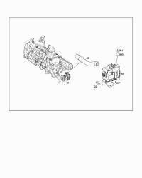 2662380182-RADIATOR HOSE W124/E200/E220