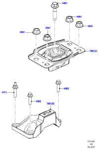 6G917M125DB-BRACKET,HARNESS