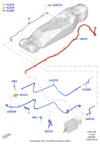 FL3Z9J285C-INLET,WATER PUMP