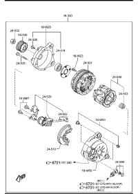 PE7W18300-ALTERNATOR 14V/150A-S(W220)199