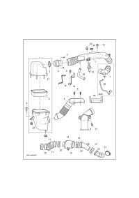C00050503-ELEMENT, AIR CLEANER ATK412