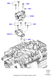 CC3Z10346A-ALTERNATOR, 12V 80A 4PK, TOYOTA