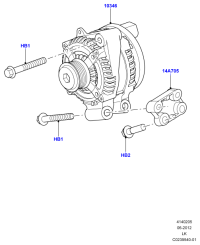 LR054994-ALTERNATOR, 12V 80A 4PK, TOYOTA