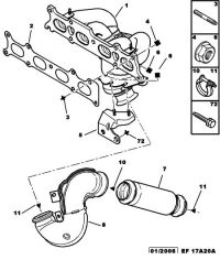 0349L4-GASKET,EXHAUST MANIF