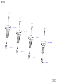 DJ5E12A366AB-IGNITION COIL-LR/DISC IV L319/