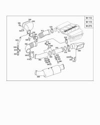 4635000875-RADIATOR HOSE W124/E200/E220