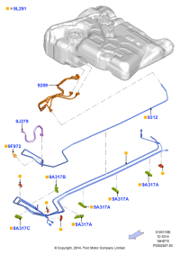BV619J280EE-Hose assy-fuel feed