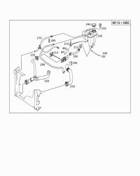 2305011582-RADIATOR HOSE W124/E200/E220