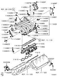 1540A191-MANIFOLD INTAKE