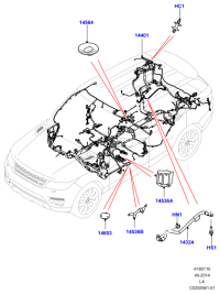 LR061350-BRACKET,HARNESS
