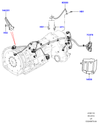 LR043574-HARNESS ASSY-OIL PRESSURE SENS