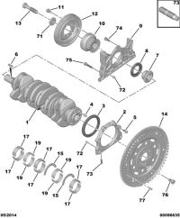 9674368680-CRANKSHAFT ASSY