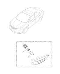 50018860-Lamp assy., r. fr. side