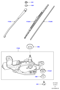 DKC000080PMD-BLADE ASSY - WIPER LHD