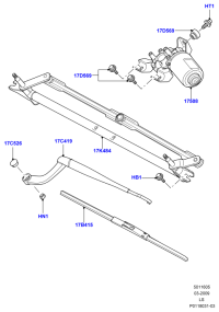 DKC500150-BLADE ASSY - WIPER LHD