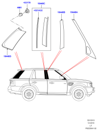 LR016346-PANEL ASSY-LWR CRASH PAD