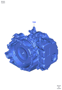 ED8P7000AB-TRANSMISSION ASSY, AUTOMATIC