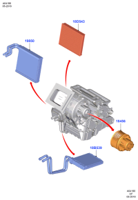 ED8B19850AA-EVAPORATOR ASSY-COOLER