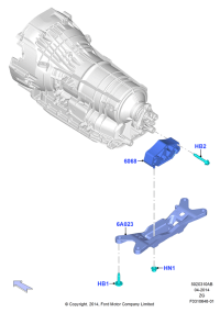 FR3Z6A023A-BRACKET,HARNESS