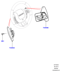 LR028873-Paddle Shift - Gear Level
