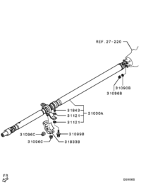 3401B010-Shaft assy, propeller