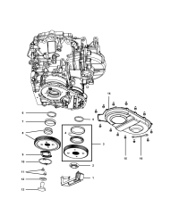 4567263-Screw, output gear set, 2.5 l V-6 engine