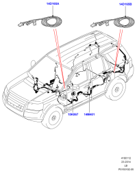 LR005513-HARNESS ASSY-OIL PRESSURE SENS