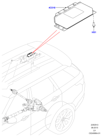 LR043140-CONTROL UNIT ASSY-TRANSFER