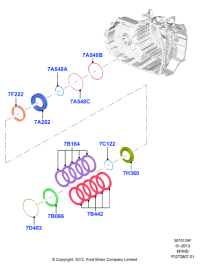 FG9P7A548AA-INPUT SHAFT SEAL