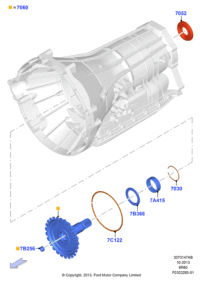 FL3Z7052B-INPUT SHAFT SEAL
