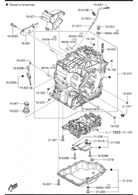 FZ0121500-Strainer, oil