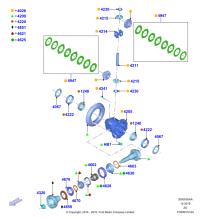 CC3Z1240A-Diff., cone & roller-bearing